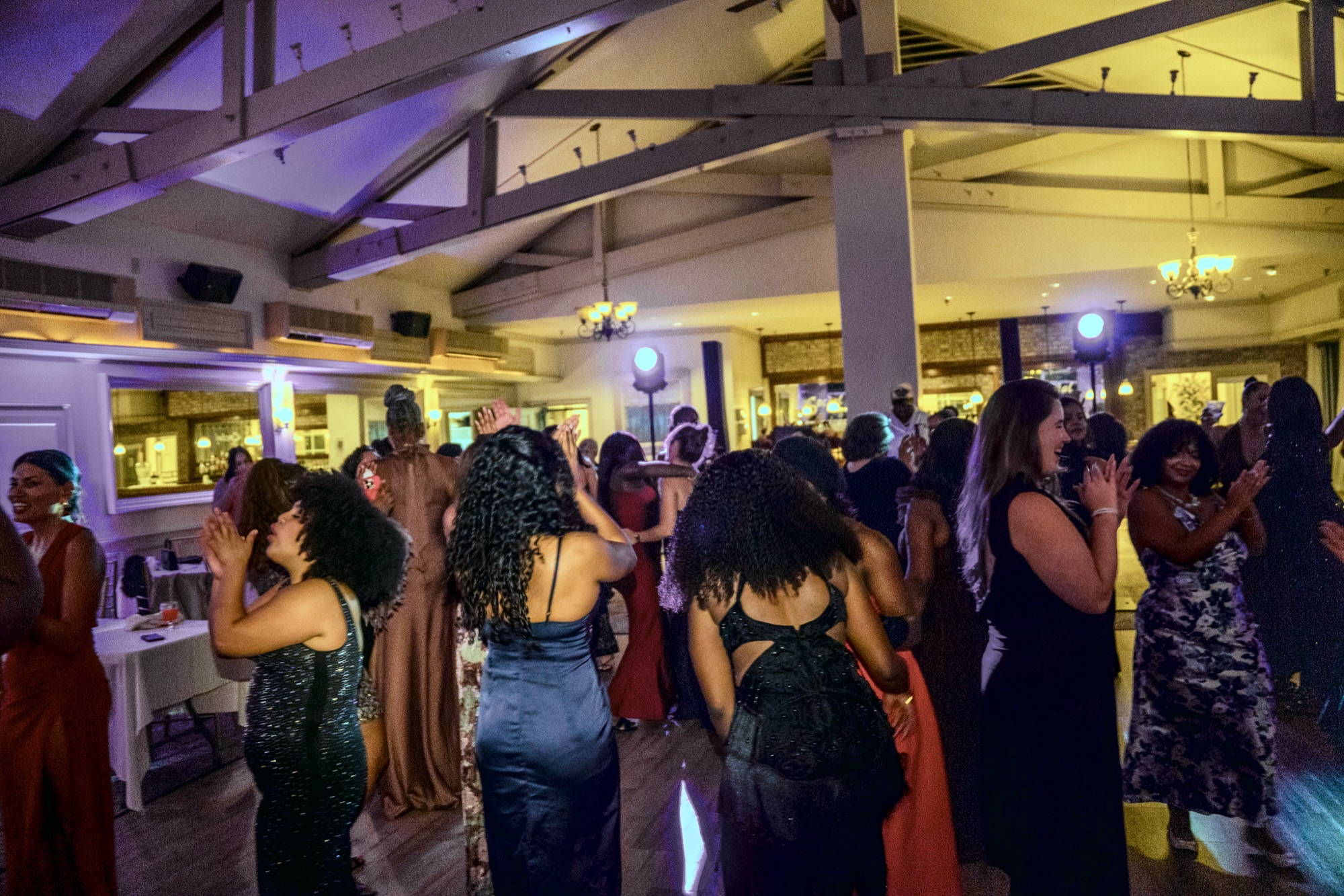 Packed dance floor at the Club West one-year gala
